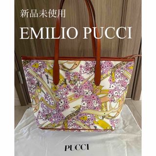 未使用☆EMILIO PUCCI(エミリオプッチ)キャンパストートバッグ