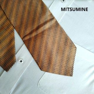 ミツミネ(Mitsumine)の【どれでも1本600円、２本で1000円】色:ゴールド　MITSUMINE(ネクタイ)