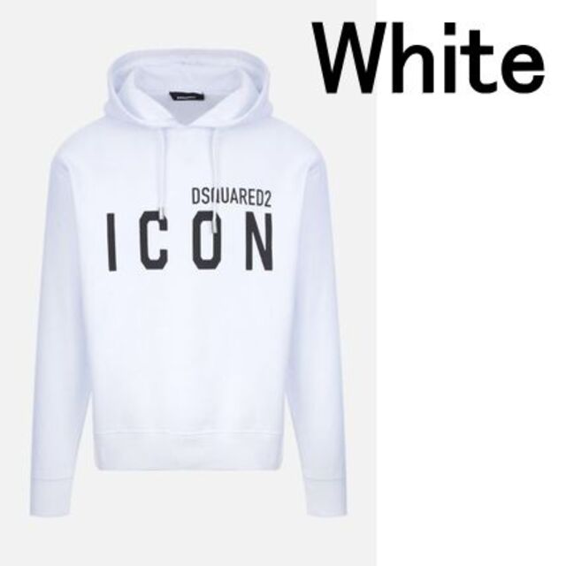 ●新品/正規品● Dsquared2 BE ICON コットン ロゴ フーディ