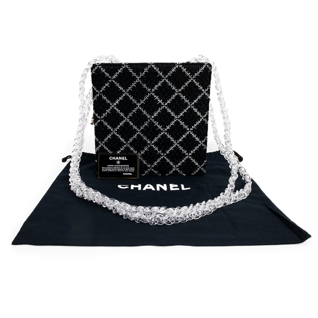 Chanel チェーンバッグ　限定版　本物　未使用に近い　ツイード