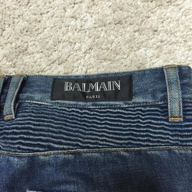 BALMAIN(バルマン)のあーほ7695様専用　30 Balmain バルマン バイカーデニム メンズのパンツ(デニム/ジーンズ)の商品写真