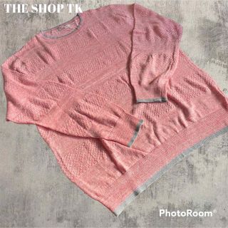 THE SHOP TK ザ ショップ ティーケー　ニット セーター 薄手　春　(ニット/セーター)