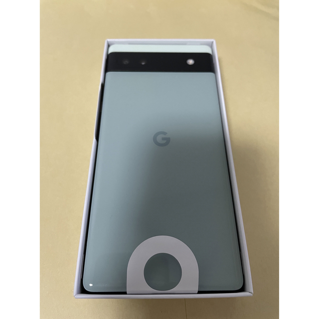 Google Pixel(グーグルピクセル)のpixel6a セージグリーン sage 残債なし simフリー スマホ/家電/カメラのスマートフォン/携帯電話(スマートフォン本体)の商品写真