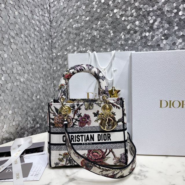 Christian Dior - レディディオール　レディD-liteミディアムバッグ