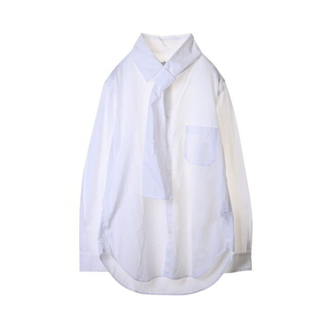 Yohji Yamamoto 衿ストール 環縫い コットン シャツ