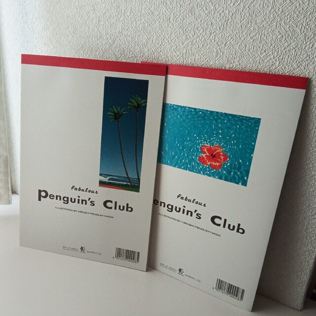 コクヨ(コクヨ)の昭和レトロ　永井博　ペンギンズクラブ　レポート用紙2冊セット　コクヨ　　当時 エンタメ/ホビーのコレクション(その他)の商品写真