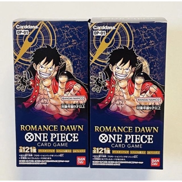 ワンピースカードゲーム ROMANCE DAWN 2box 新品 未開封