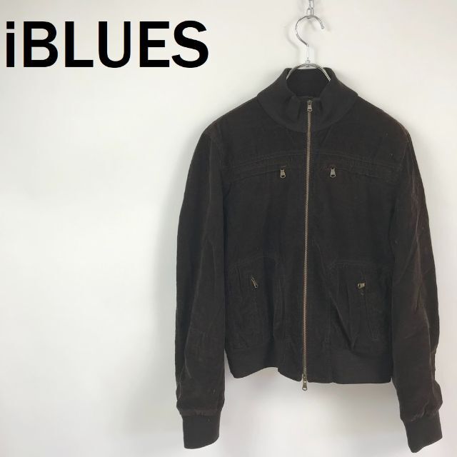 IBLUES(イブルース)の【人気】イブルース コーデュロイ ブルゾン 軽アウター サイズ42 レディース レディースのジャケット/アウター(ブルゾン)の商品写真