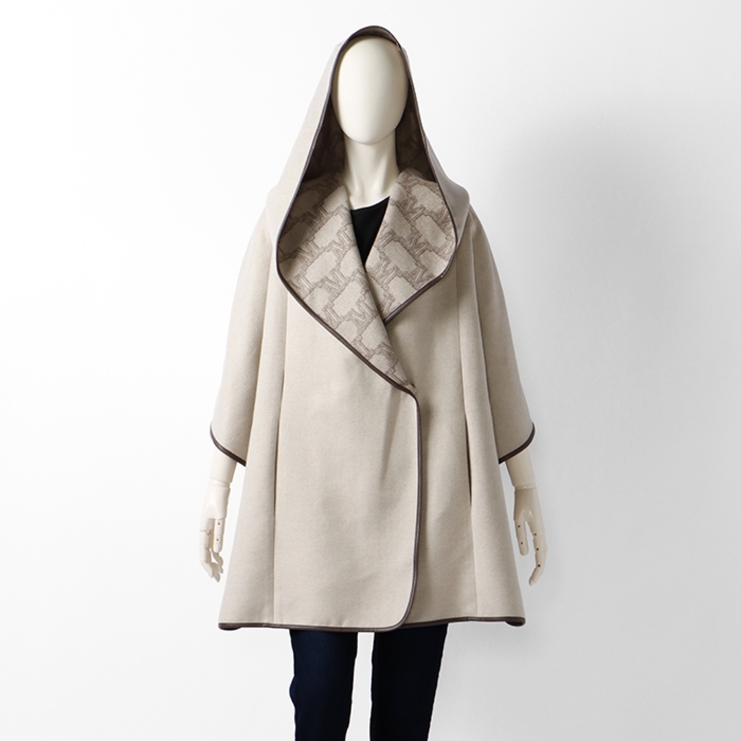 Max Mara(マックスマーラ)のマックスマーラ MAX MARA ケープ RESEDA ダブルフェイス モノグラム ポンチョ 2347311036 0005 レディースのジャケット/アウター(ポンチョ)の商品写真