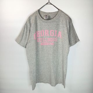 ジャージーズ(JERZEES)のジャージーズ　クルーネック　プリントTシャツ　カレッジロゴ　半袖　S(Tシャツ/カットソー(半袖/袖なし))