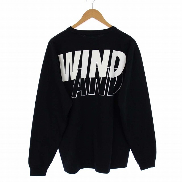 WIND AND SEA(ウィンダンシー)のWIND AND SEA 22SS Sea L/S Tee ロンT Tシャツ 黒 メンズのトップス(Tシャツ/カットソー(七分/長袖))の商品写真