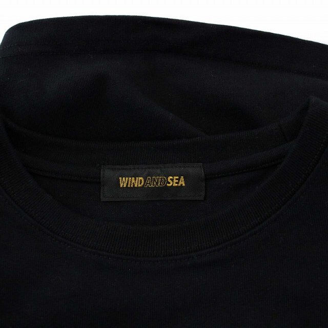 WIND AND SEA 22SS Sea L/S Tee ロンT Tシャツ 黒 - Tシャツ