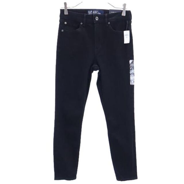 GAP(ギャップ)の未使用 ギャップ ブラック スキニー デニムパンツ w26 GAP ストレッチ レディース 【中古】  【230209】 レディースのパンツ(ショートパンツ)の商品写真