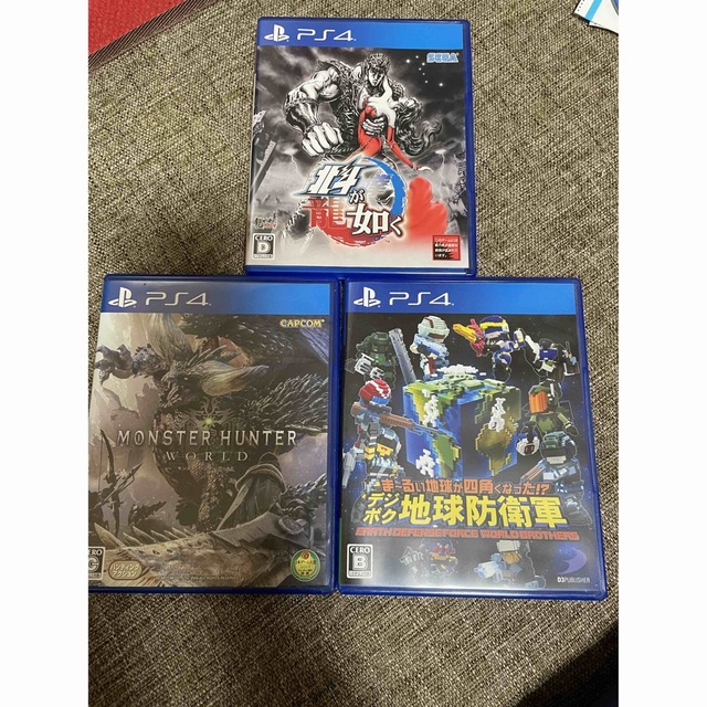 ps4 ソフト3本セット