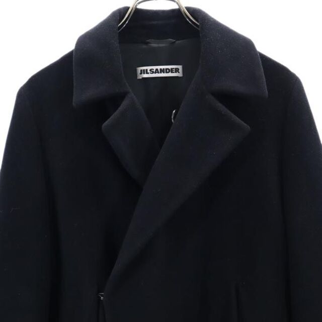 JIL SANDER ジルサンダー ファー襟コート ブラック 36 B3934