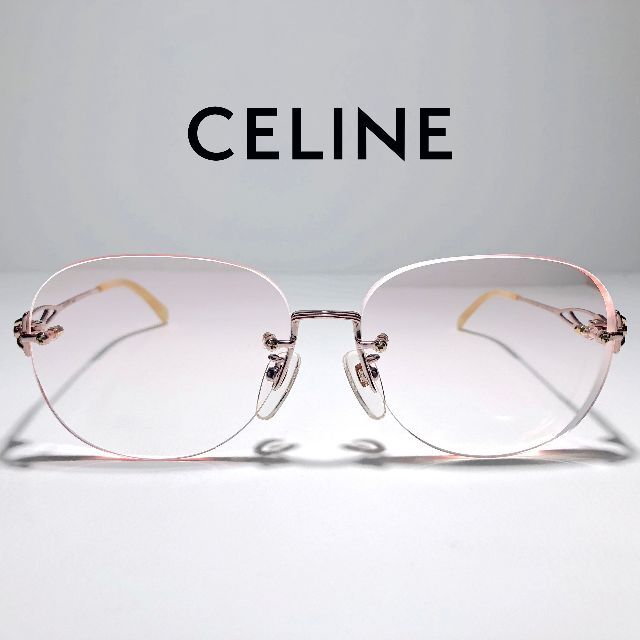 celine - ◇ CELINE ◇ ヴィンテージリボンデザインツーポイントメガネ