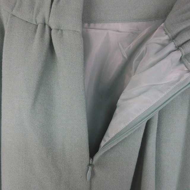 OZOC(オゾック)のオゾック OZOC スカート フレア ロング バックファスナー 無地 38 緑 レディースのスカート(ロングスカート)の商品写真