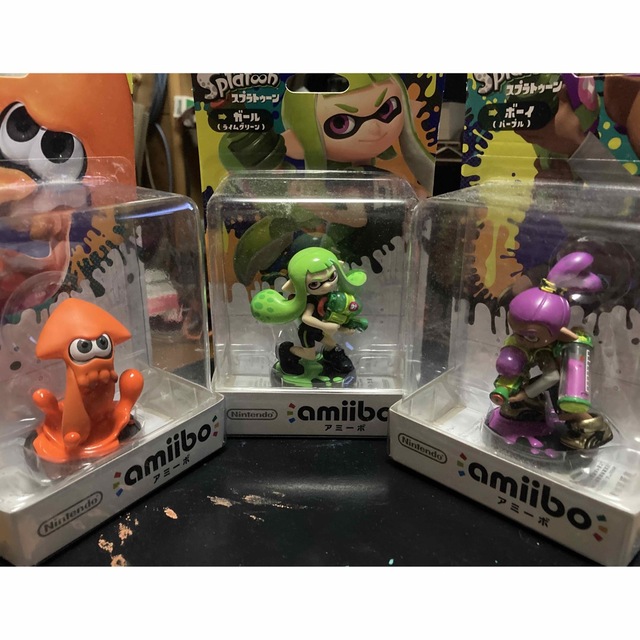 amiibo スプラトゥーン ガール 3点セット 新品未開封 - ゲームキャラクター amiibo スプラトゥーン ガール 3点セット 新品未開封 - ゲームキャラクター
