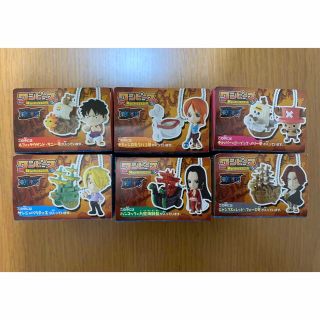 ワンピース(ONE PIECE)のワンピース　Ｗわくわくマスコット　全6種　食玩　バンダイ(アニメ/ゲーム)