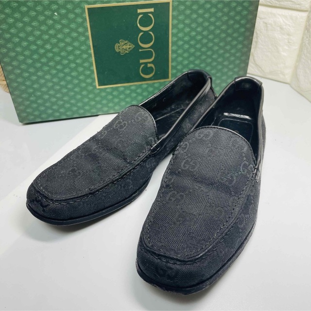 Gucci(グッチ)のグッチ GUCCI GG ローファー ブラック 34 レディースの靴/シューズ(ローファー/革靴)の商品写真