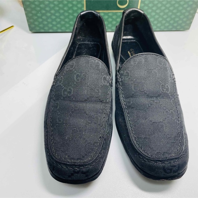 Gucci(グッチ)のグッチ GUCCI GG ローファー ブラック 34 レディースの靴/シューズ(ローファー/革靴)の商品写真