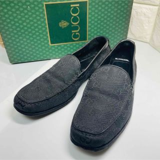 グッチ(Gucci)のグッチ GUCCI GG ローファー ブラック 34(ローファー/革靴)