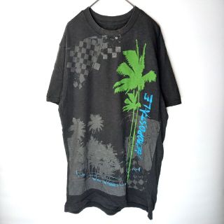 エアロポステール(AEROPOSTALE)のAEROPOSTALE　クルーネック　プリントTシャツ　半袖　ビッグロゴ　M(Tシャツ/カットソー(半袖/袖なし))