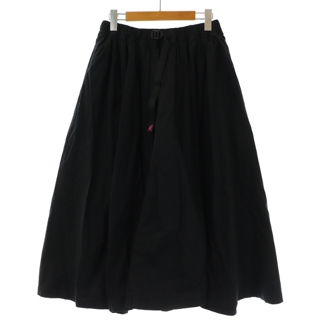 GRAMICCI(グラミチ)のグラミチ ビームスボーイ別注 ロングスカート F 黒  GLSK-19S823 レディースのスカート(ロングスカート)の商品写真