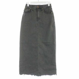 ドゥーズィエムクラス(DEUXIEME CLASSE)のGOOD GRIEF! DENIM LONGスカート S グレー(ロングスカート)