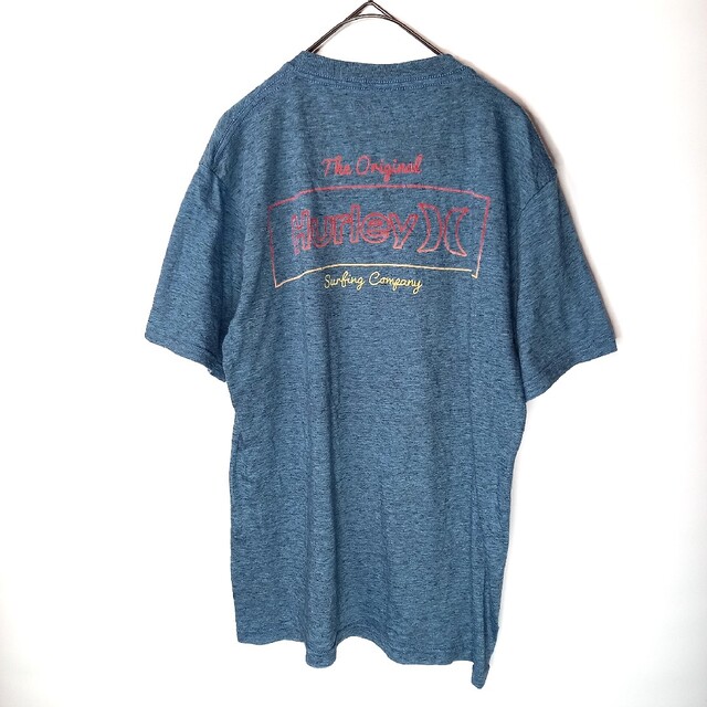 Hurley(ハーレー)のハーレー　クルーネック　プリントTシャツ　半袖　くすみブルー　S メンズのトップス(Tシャツ/カットソー(半袖/袖なし))の商品写真