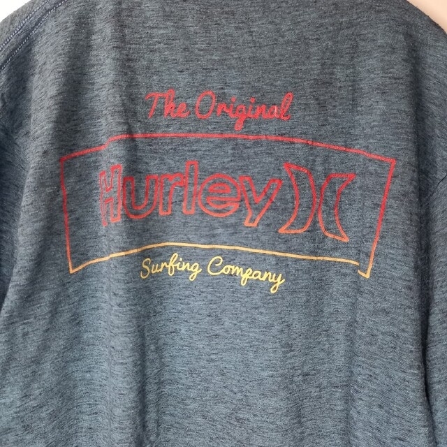 Hurley(ハーレー)のハーレー　クルーネック　プリントTシャツ　半袖　くすみブルー　S メンズのトップス(Tシャツ/カットソー(半袖/袖なし))の商品写真