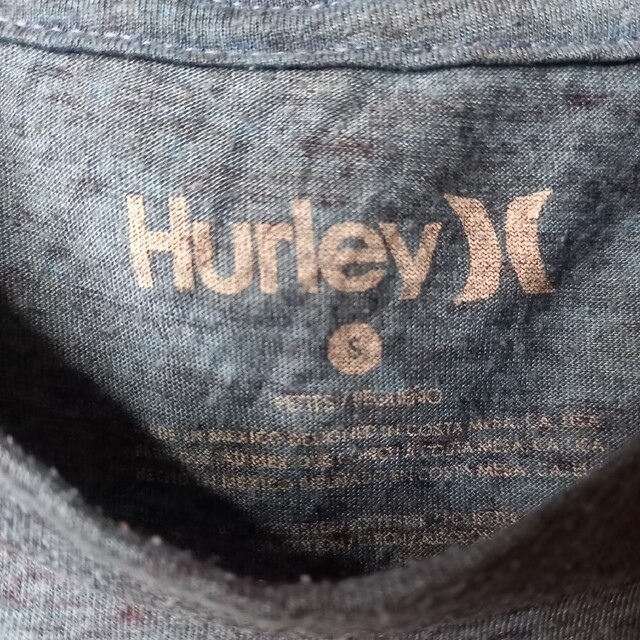 Hurley(ハーレー)のハーレー　クルーネック　プリントTシャツ　半袖　くすみブルー　S メンズのトップス(Tシャツ/カットソー(半袖/袖なし))の商品写真