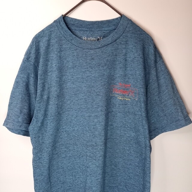 Hurley(ハーレー)のハーレー　クルーネック　プリントTシャツ　半袖　くすみブルー　S メンズのトップス(Tシャツ/カットソー(半袖/袖なし))の商品写真