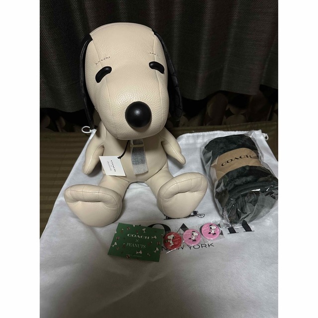 COACH×PEANUTS コーチ コラボ スヌーピー ぬいぐるみ 新品