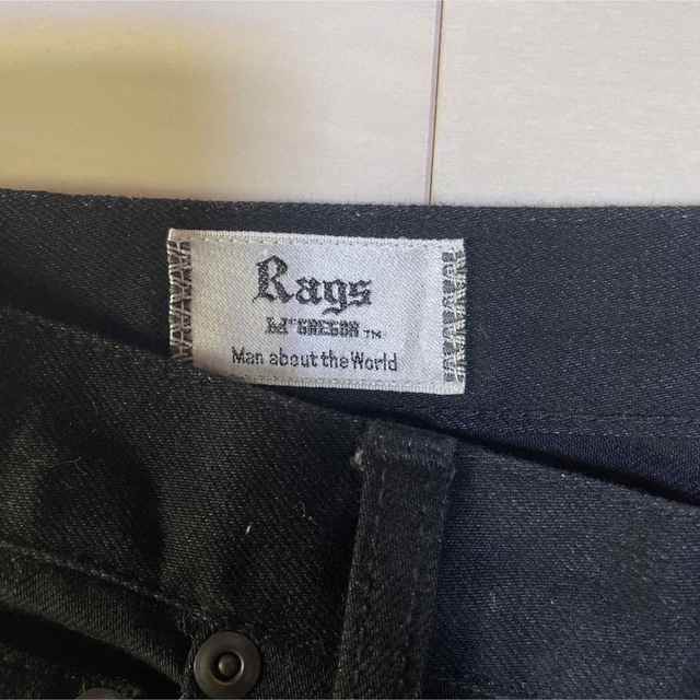 MINEDENIM(マインデニム)の美品 Rags mcgregor ブラックスキニー デニムパンツ キムタク メンズのパンツ(デニム/ジーンズ)の商品写真