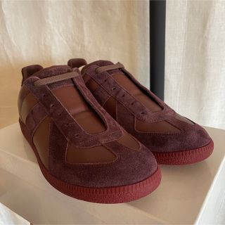 マルタンマルジェラ(Maison Martin Margiela)の最終価格【新品正規品】メゾンマルジェラ ジャーマントレーナー サイズ42(スニーカー)