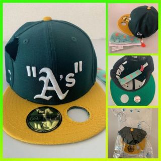 オフホワイト(OFF-WHITE)のOFF WHITE x NEWERA CAP Oakland Athletics(キャップ)