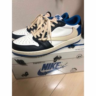 ナイキ(NIKE)のAIR JORDAN 1 low travis scott fragment(スニーカー)