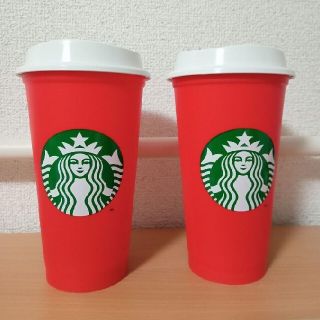 スターバックスコーヒー(Starbucks Coffee)のstarbucks リユーザブルカップ　ホリデーペアセット 473ml(タンブラー)