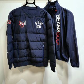 ビームス(BEAMS)のBEAMS GOLF  レイヤード 中綿 3WAY ブルゾン(ウエア)