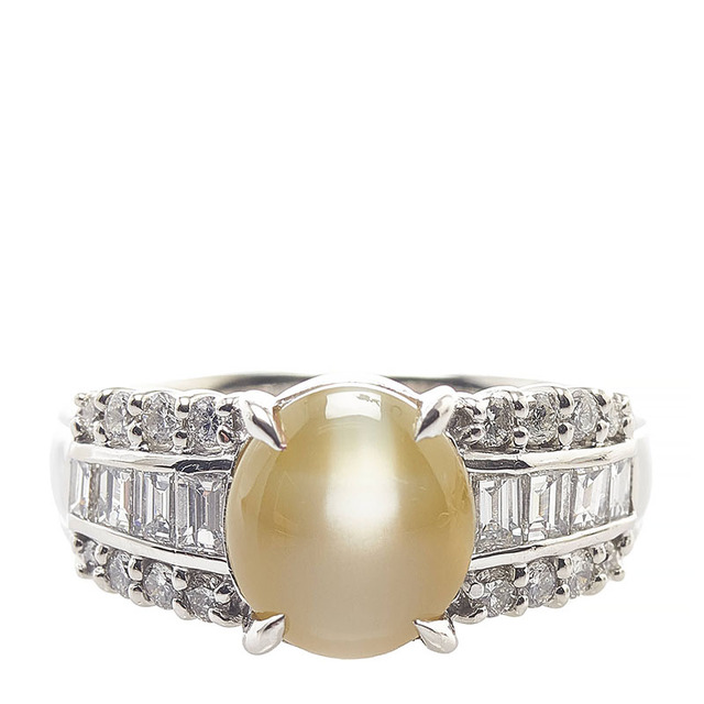 国産品 Pt900 美品 プラチナ 【1-0086481】 0.85ct ダイヤ 4.17ct