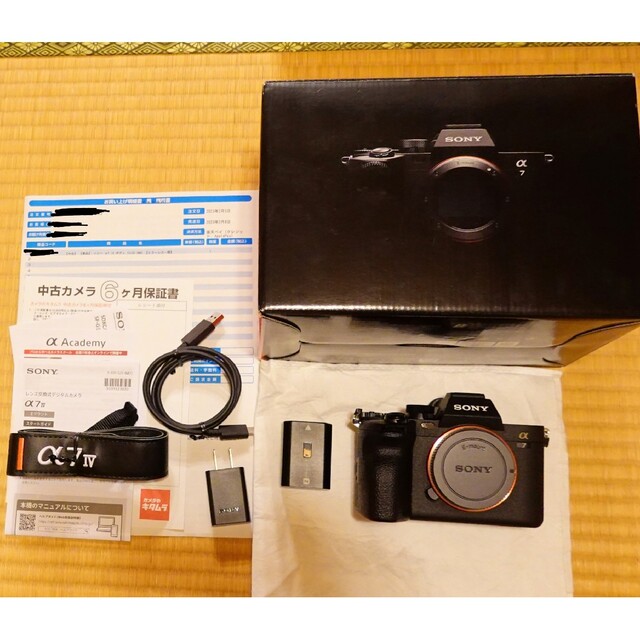 美品 SONY α7IV ILCE-7M4 α74 α7m4 ソニースマホ/家電/カメラ