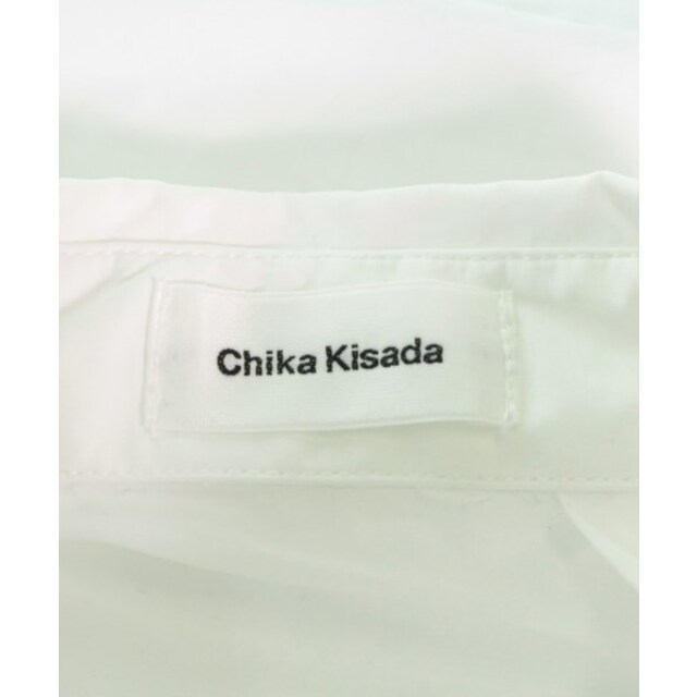 Chika Kisada(チカキサダ)のChika Kisada チカキサダ ブラウス 2(M位) 白 【古着】【中古】 レディースのトップス(シャツ/ブラウス(長袖/七分))の商品写真