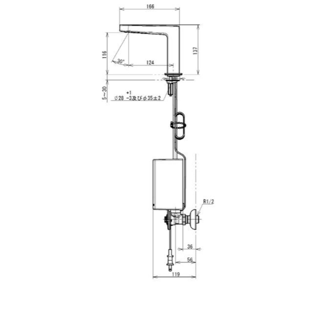 TOTO 自動水栓 アクアオート TLE25506J (100V)2点