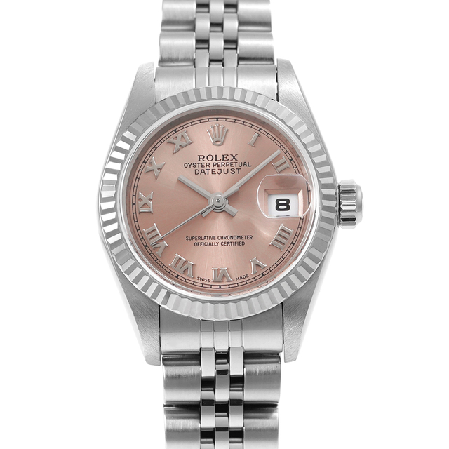ロレックス デイトジャスト レディ Ref.79174 ピンク シリアルK番 品 レディース 腕時計
