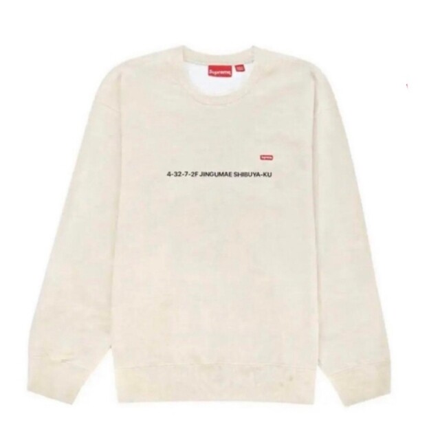 希少 Supreme Shop Small Box Crewneck キムタク