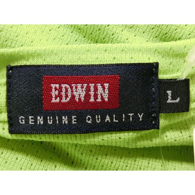 EDWIN(エドウィン)のエドウィン Lサイズ 2枚 Tシャツ 半袖V首 メンズ メッシュ EDWIN 緑 メンズのトップス(Tシャツ/カットソー(半袖/袖なし))の商品写真