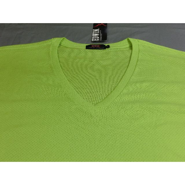 EDWIN(エドウィン)のエドウィン Lサイズ 2枚 Tシャツ 半袖V首 メンズ メッシュ EDWIN 緑 メンズのトップス(Tシャツ/カットソー(半袖/袖なし))の商品写真