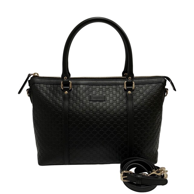 欲しいの 美品 極 - Gucci 希少品 13648 ブラック ショルダーバッグ ハンドバッグ 2way 本革 レザー エンボス ロゴ GG シマ グッチ GUCCI 保存袋付き レア ハンドバッグ