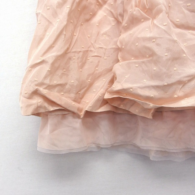 PROPORTION BODY DRESSING(プロポーションボディドレッシング)のプロポーション ボディドレッシング フレア スカート ミニ 膝上 ドット 柄 レディースのスカート(ミニスカート)の商品写真